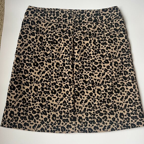 LOFT Petites Leopard Print Skirt – Size 0P - Picture 5 of 7